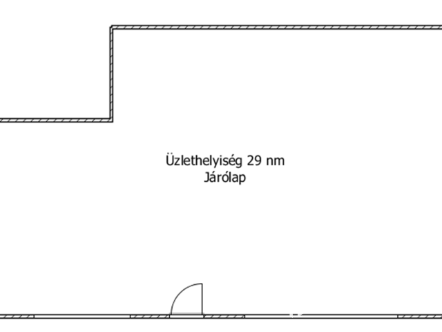 A megújult piac területén, földszinti üzlethelyiség eladó!